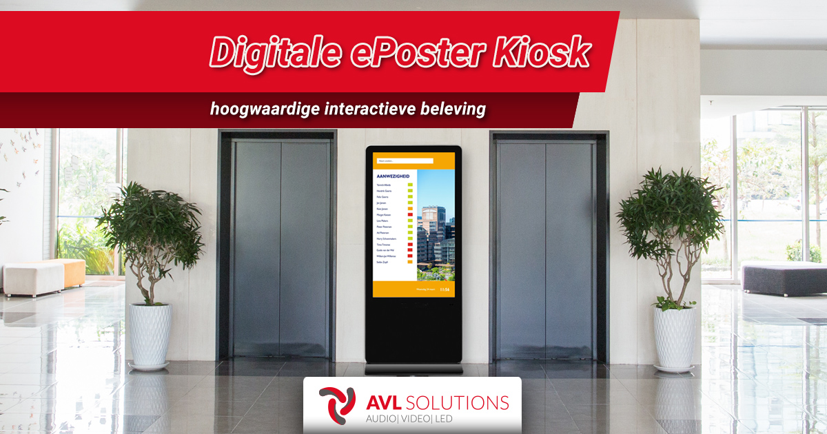 Digitale ePoster Kiosk